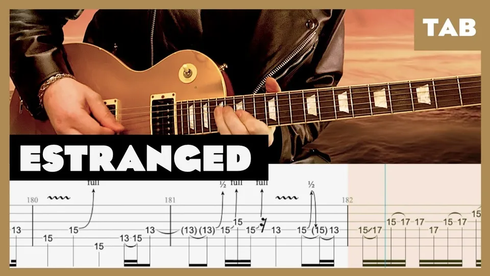 Guns N' Roses - Estranged guitar tab