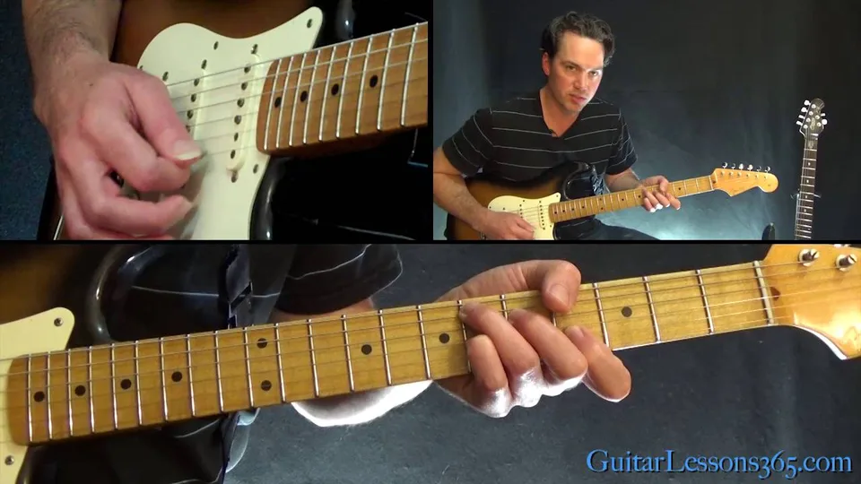 David Bowie - Let's Dance - Chords/Rhythms guitar lesson