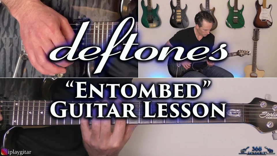 Deftones - Entombed guitar lesson