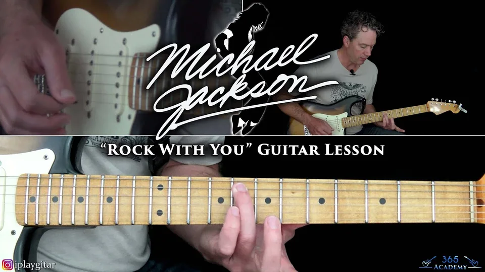 Michael Jackson - Rock With You guitar lesson