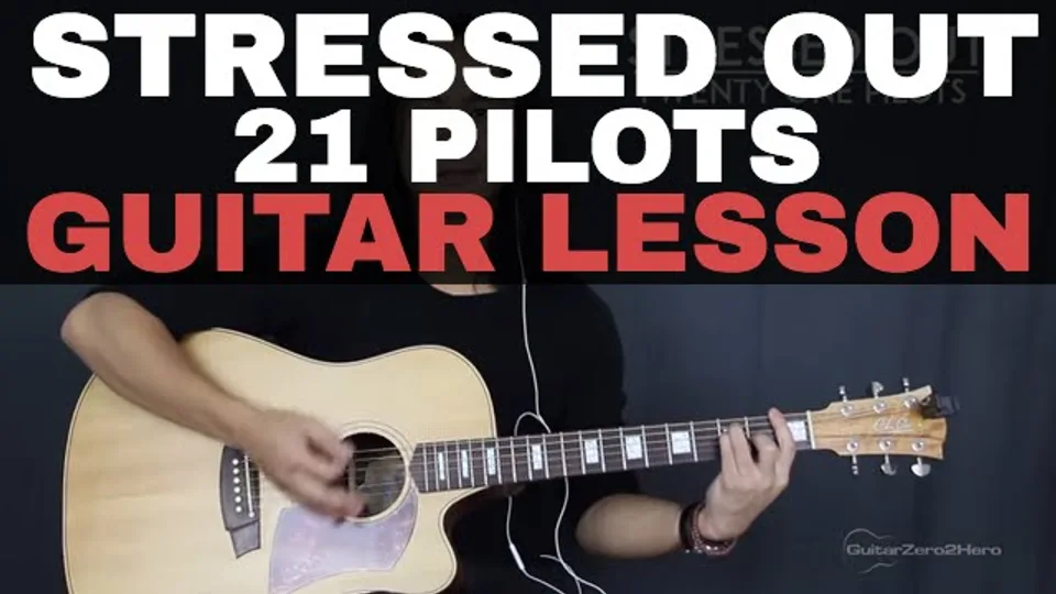 Twenty One Pilots - Stressed Out guitar lesson