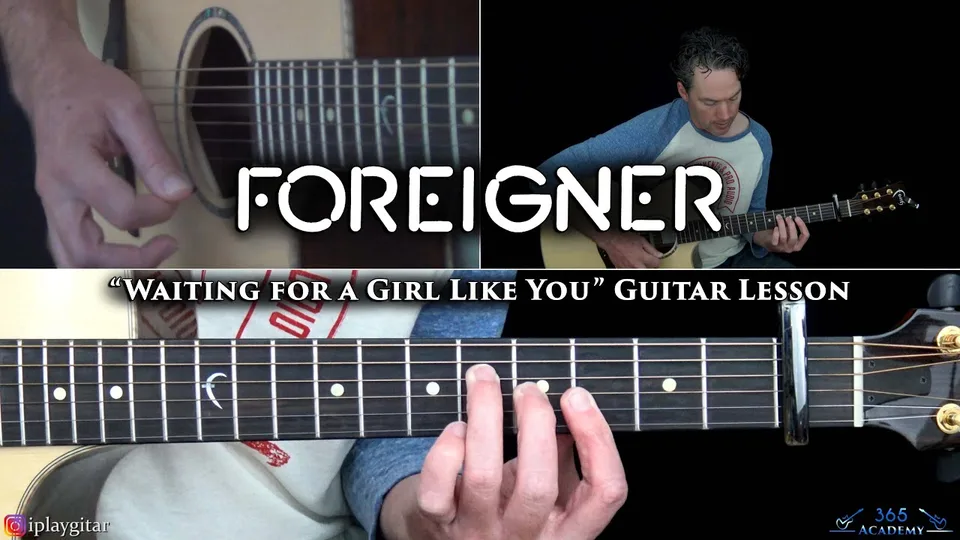 Foreigner - Waiting For A Girl Like You guitar lesson