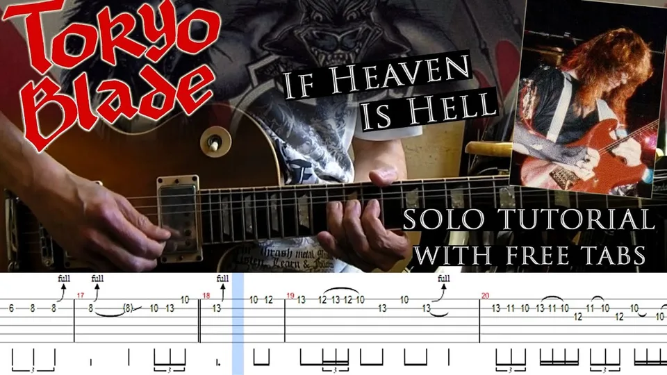 Tokyo Blade - If Heaven Is Hell guitar tab