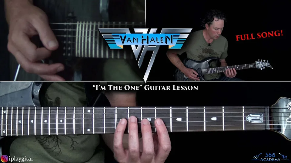 Van Halen - I'm The One guitar lesson