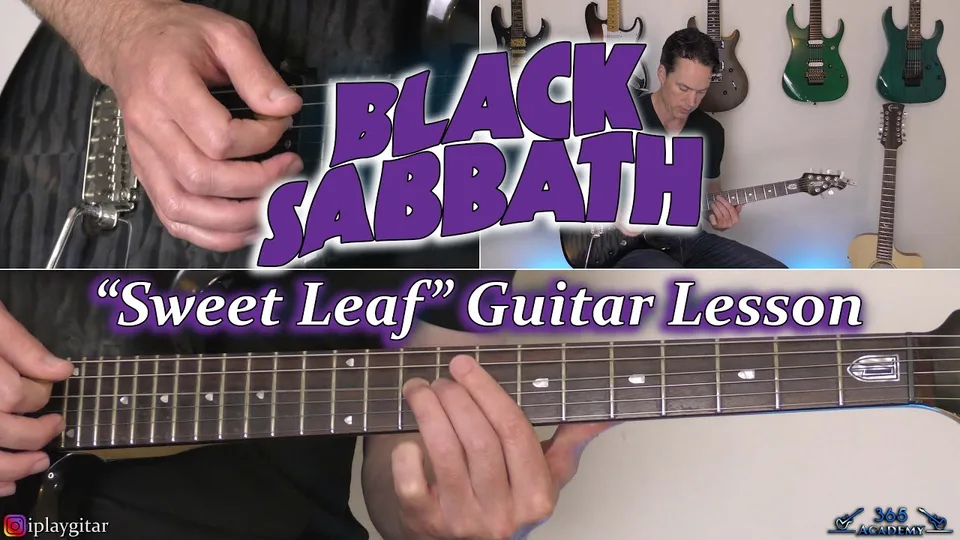 Black Sabbath - Sweet Leaf guitar lesson