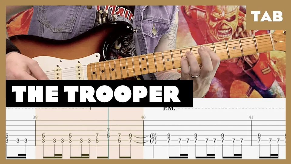 Iron Maiden - The Trooper guitar tab