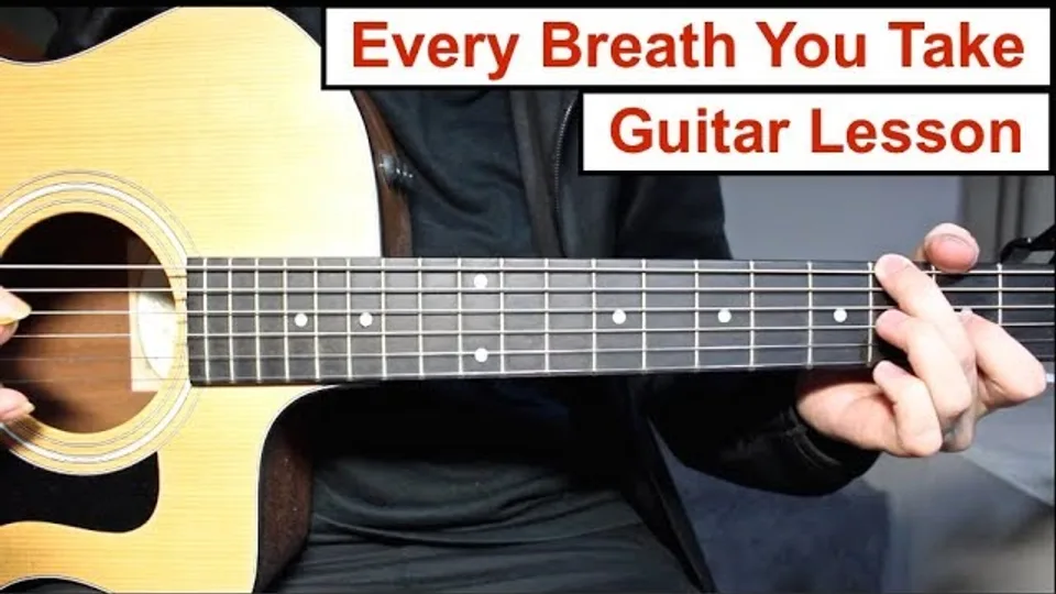 The Police - Every Breath You Take guitar lesson