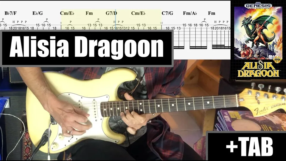Mecano Associates - Alisia Dragoon Theme guitar tab