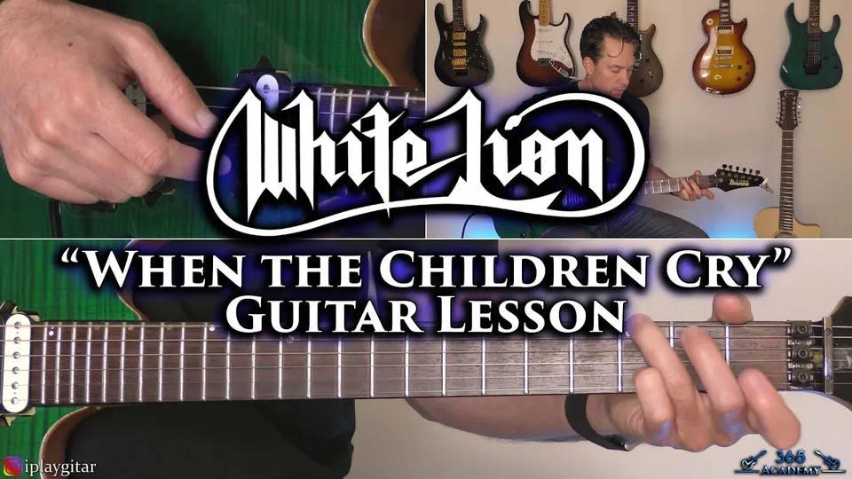 White Lion - When the Children Cry guitar lesson
