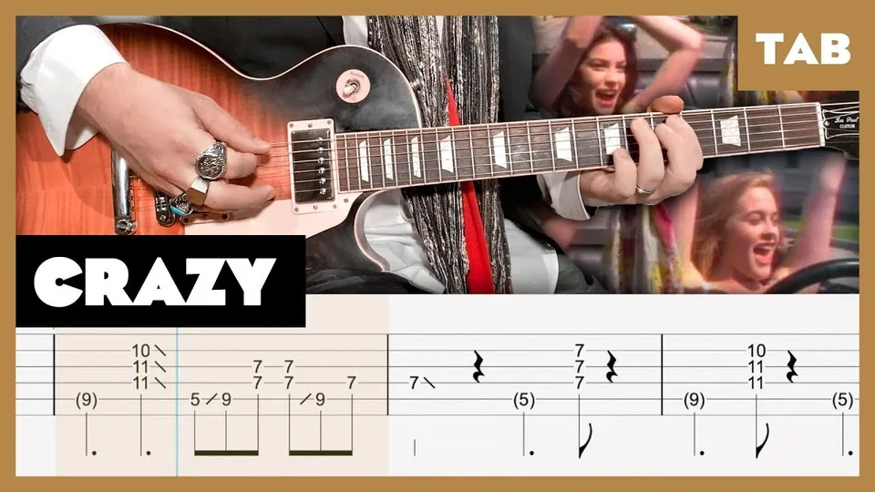 Aerosmith - Crazy guitar tab