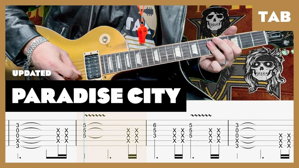 Guns N' Roses - Paradise City guitar tab