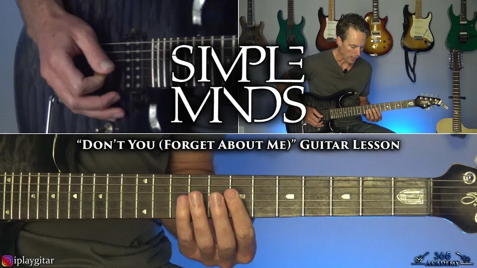 Simple Minds - Don't You guitar lesson