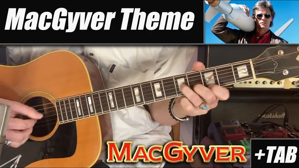 Randy Edelman - MacGyver Theme guitar tab