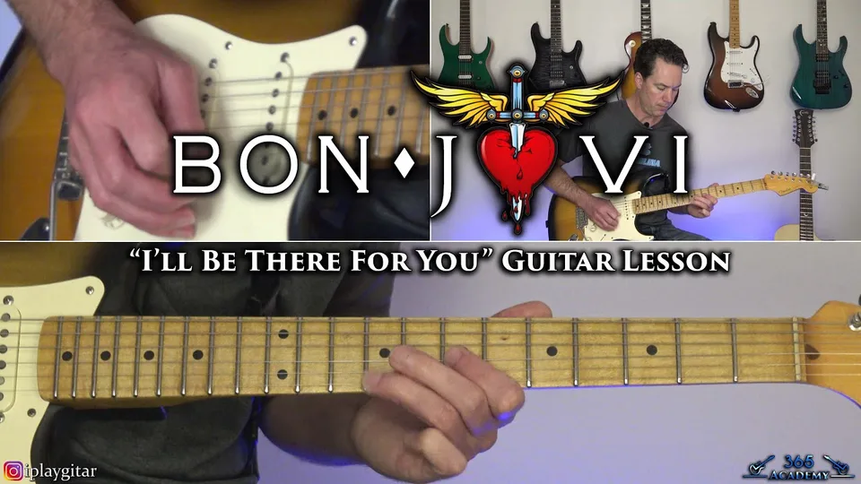 Bon Jovi - I'll Be There For You guitar lesson