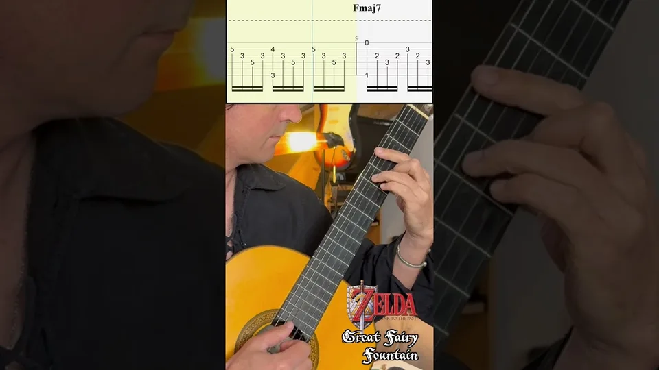 Zelda - Great Fairy Fountain guitar tab