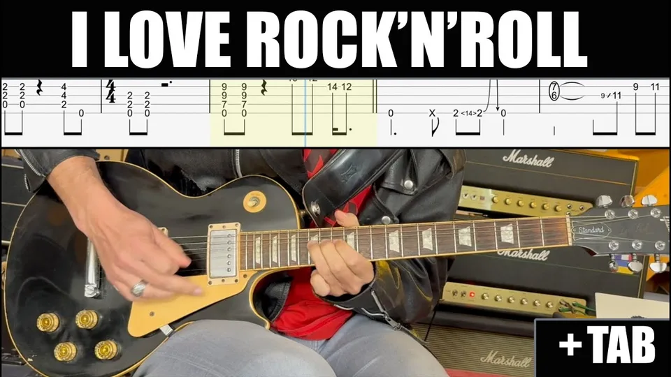 Joan Jett and the Blackhearts - I Love Rock 'n' Roll guitar tab