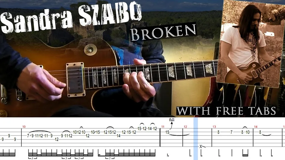 Sandra Szabo - Broken guitar tab