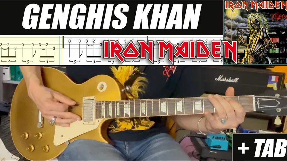 Iron Maiden - Genghis Khan guitar tab
