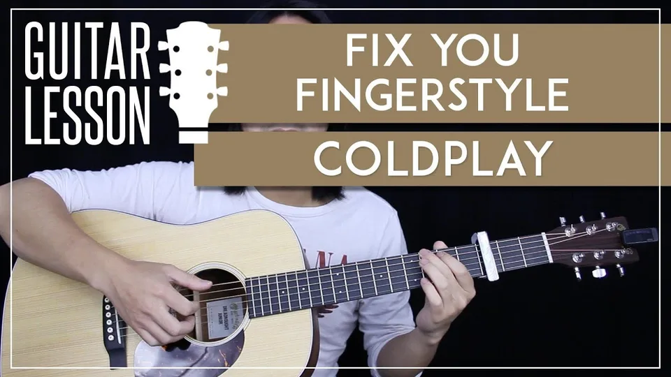 Coldplay - Fix You guitar lesson