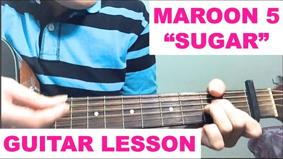 Maroon 5 - SUGAR guitar lesson