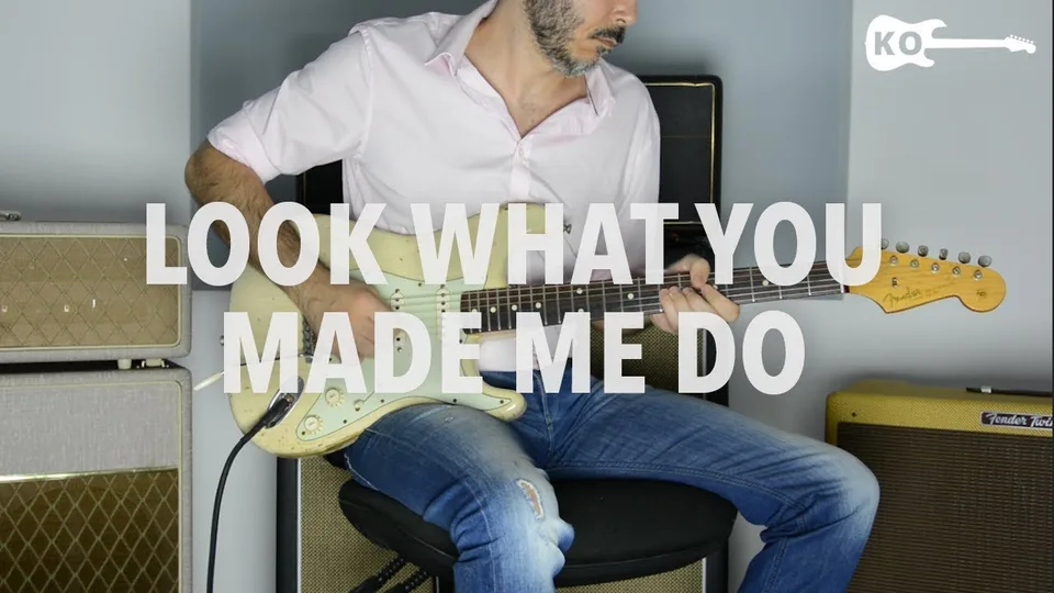 Taylor Swift - Look What You Made Me Do guitar cover