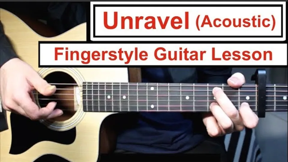 Tokyo Ghoul - Unravel guitar lesson