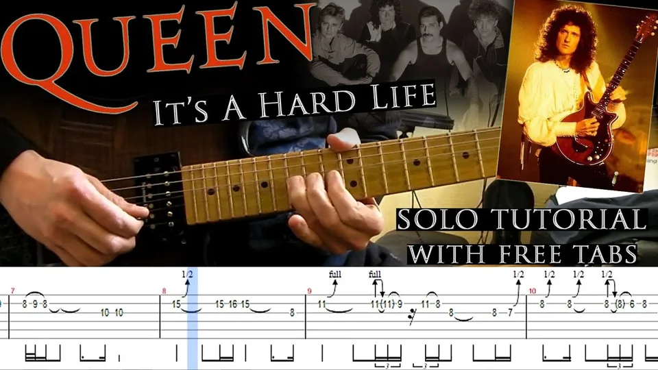 Queen - It's A Hard Life guitar tab