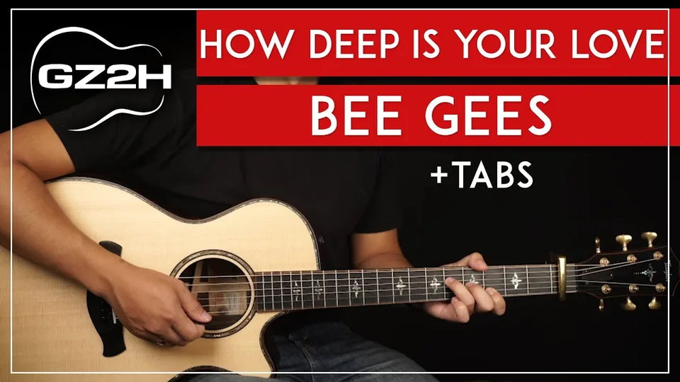 Bee Gees - How Deep Is Your Love guitar lesson