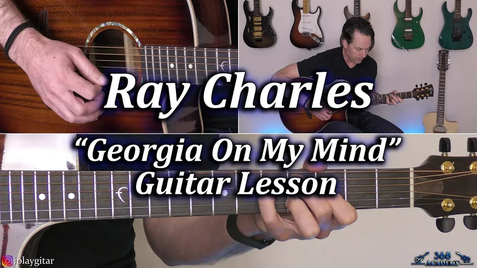Ray Charles - Georgia On My Mind guitar lesson