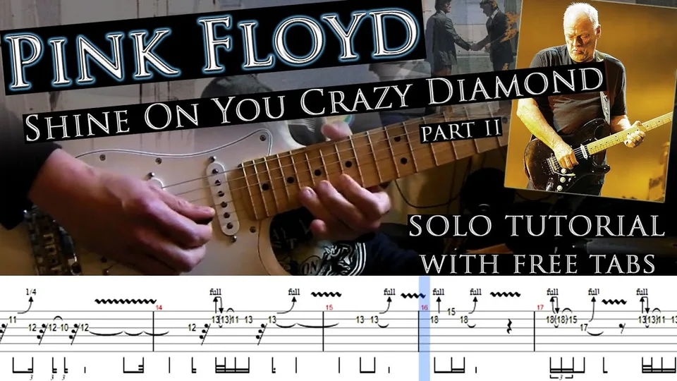 Pink Floyd - Shine On You Crazy Diamond part II guitar tab