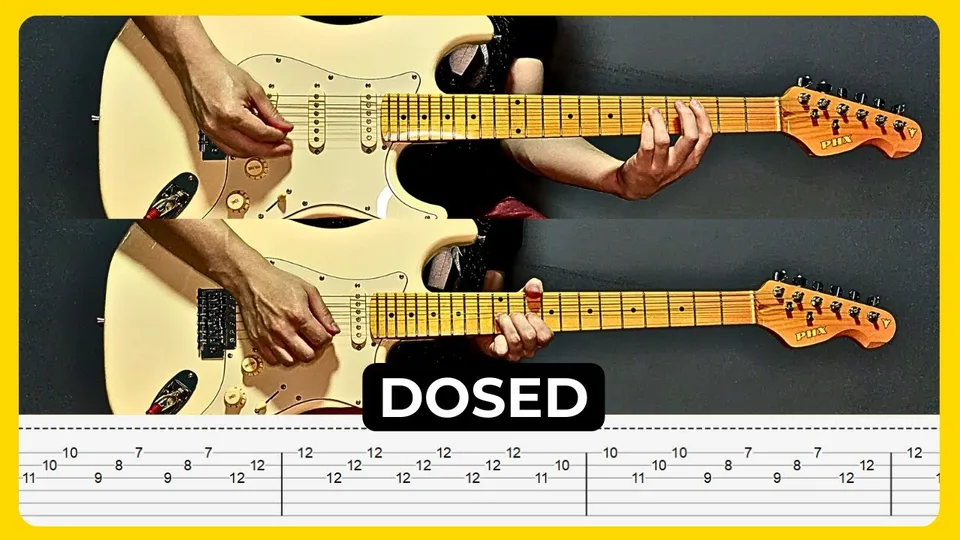 Red Hot Chili Peppers - Dosed guitar tab
