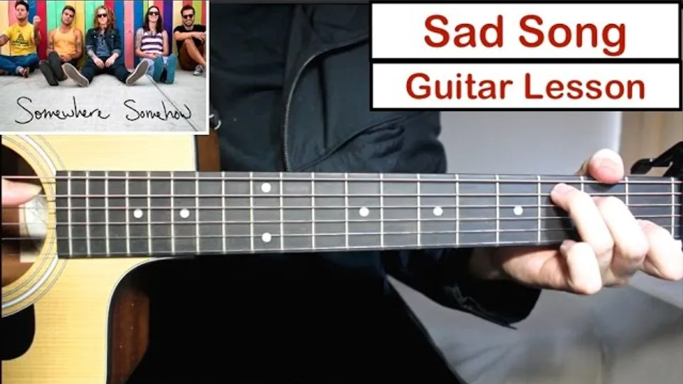 We The Kings - Sad Song guitar lesson