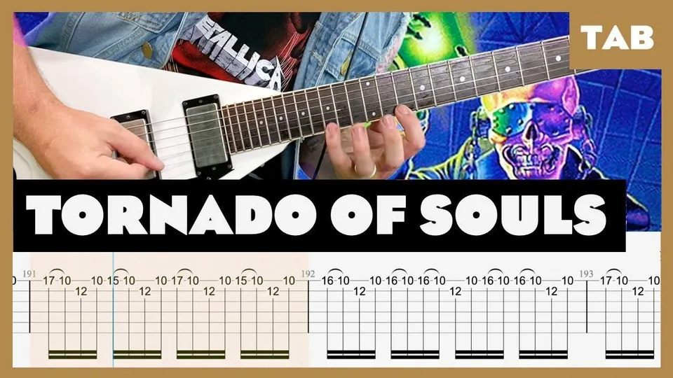 Megadeth - Tornado of Souls guitar tab