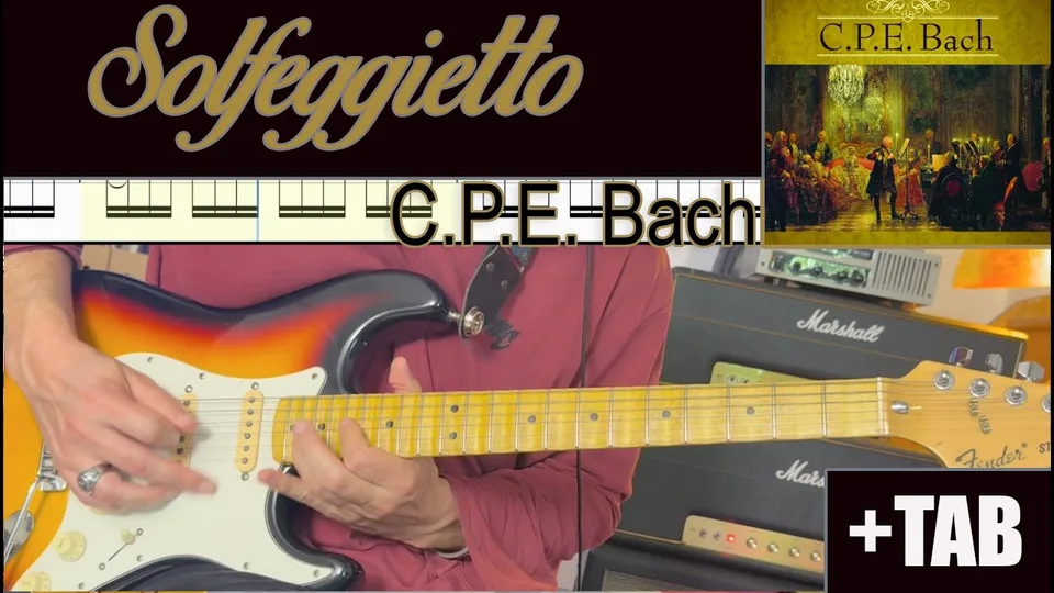 C.P.E. Bach - Solfeggietto guitar tab