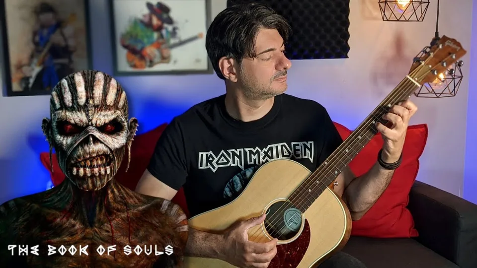 Iron Maiden - The Book of Souls guitar cover