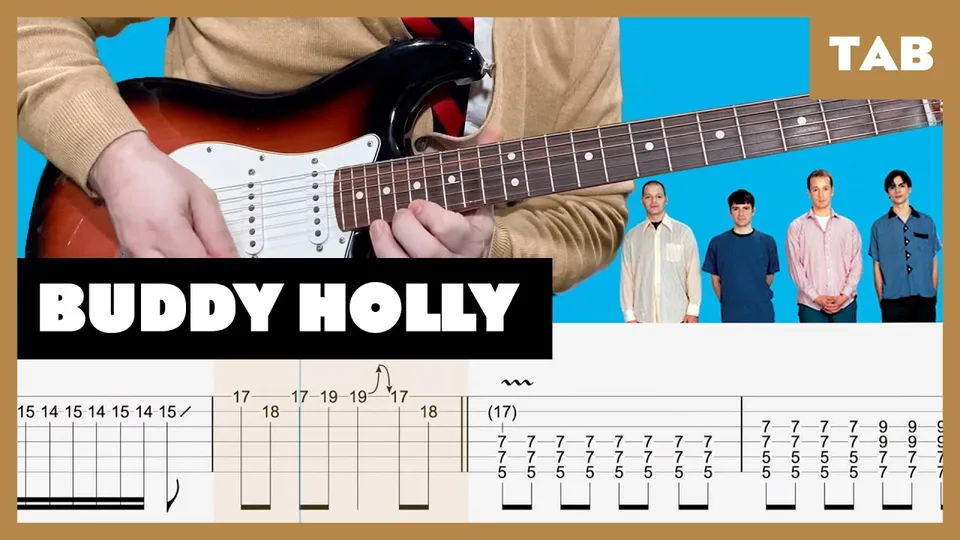 Weezer - Buddy Holly guitar tab