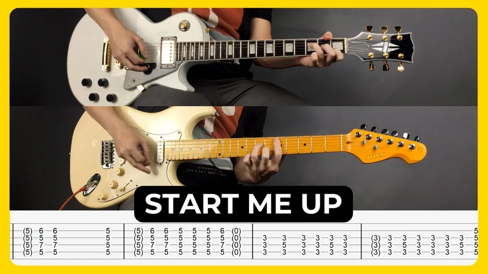 The Rolling Stones - Start Me Up guitar tab