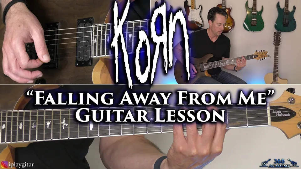 Korn - Falling Away From Me guitar lesson