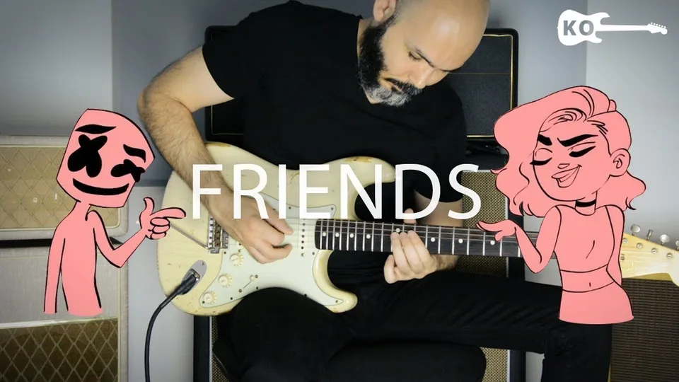 Marshmello & Anne-Marie - Friends guitar cover
