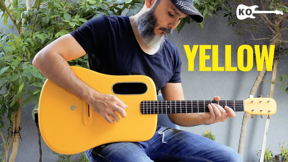Coldplay - Yellow guitar cover