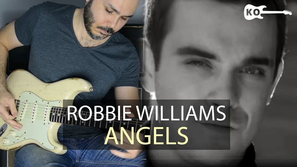Robbie Williams - Angels guitar cover