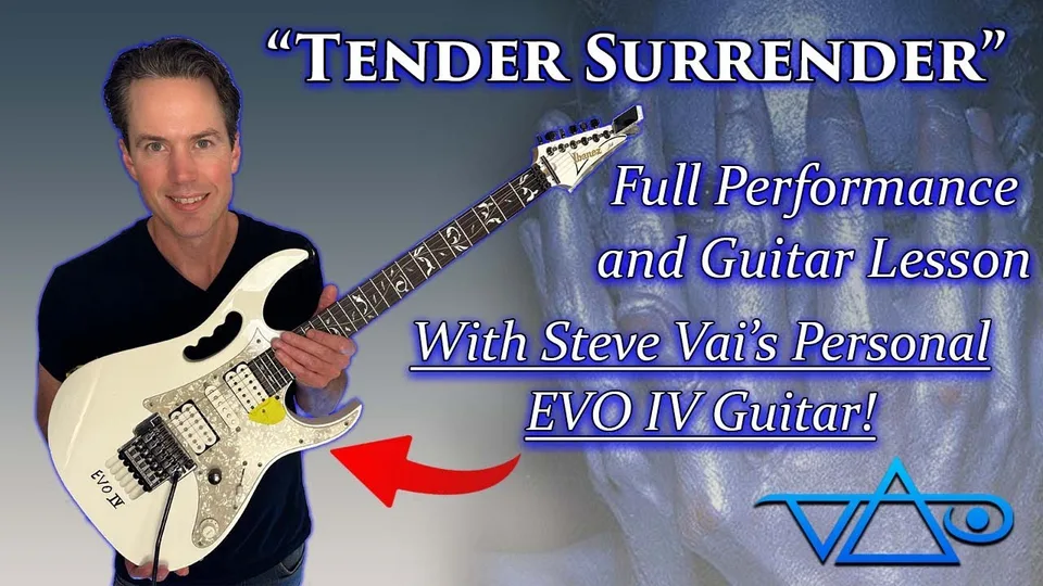 Steve Vai - Tender Surrender guitar lesson