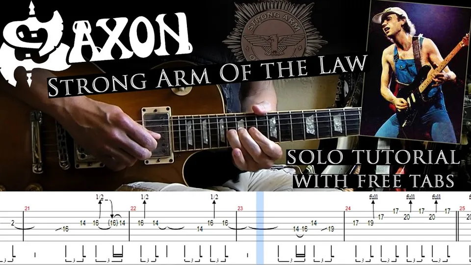 Saxon - Strong Arm Of the Law guitar tab