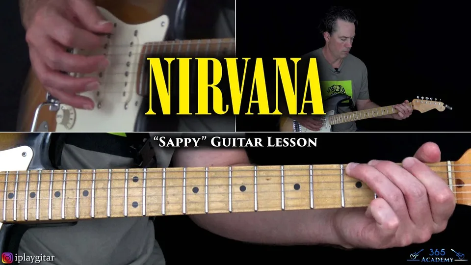 Nirvana - Sappy guitar lesson