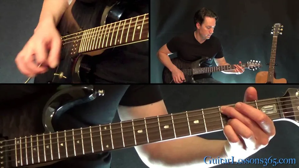AC/DC - You Shook Me All Night Long - All Riffs guitar lesson