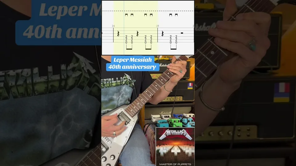 Metallica - Leper Messiah Riffs guitar tab