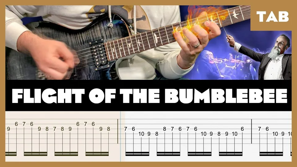 Rimsky-Korsakov - Flight of the Bumblebee guitar tab