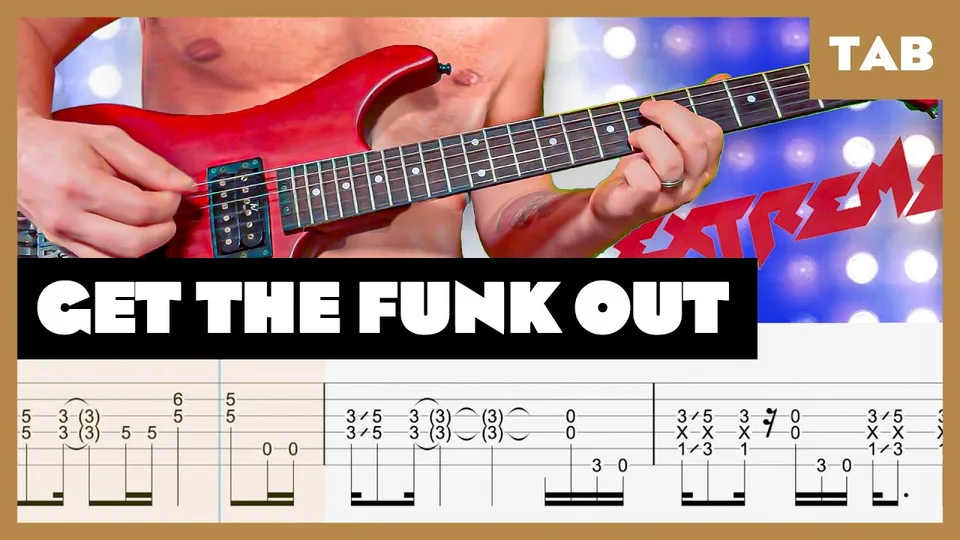 Extreme - Get the Funk Out guitar tab
