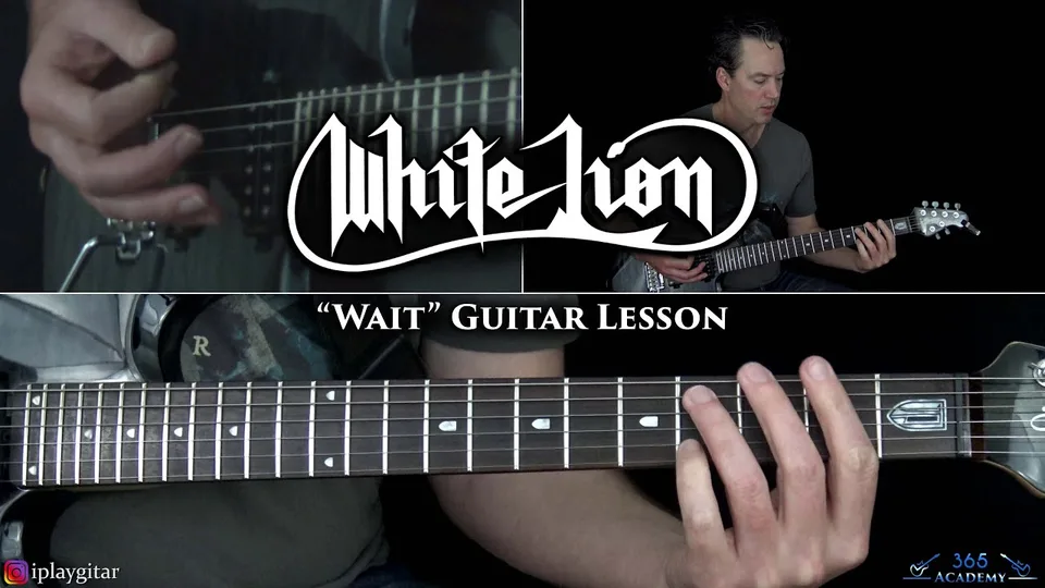 White Lion - Wait guitar lesson