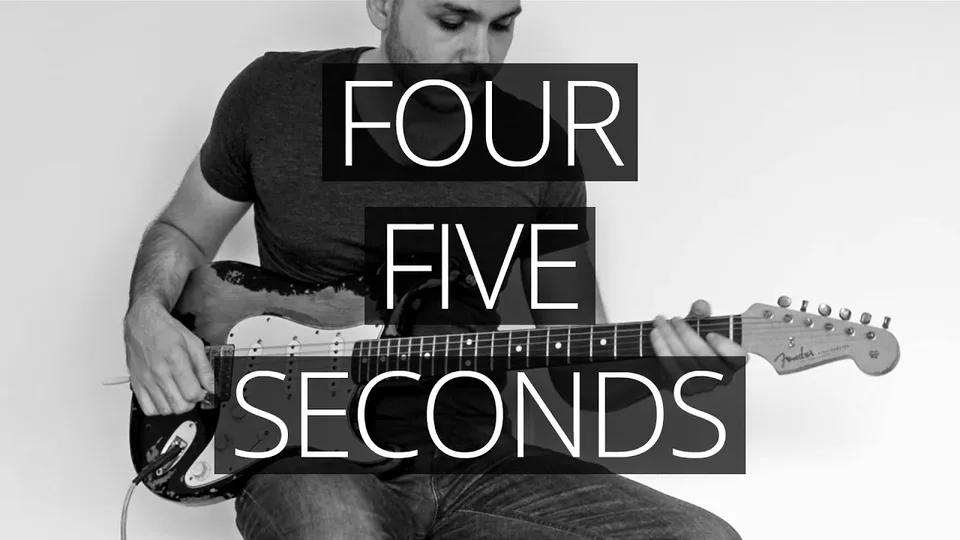 Rihanna - FourFiveSeconds guitar cover